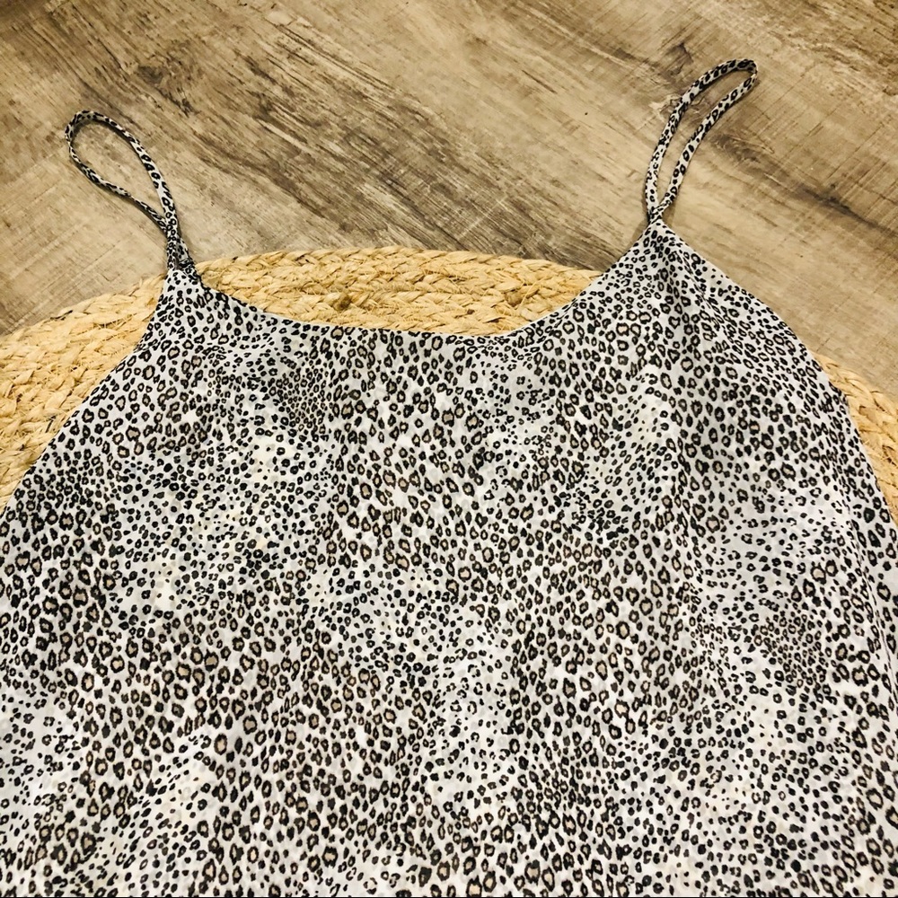 Bison Bisou Leopard Flirty Tank Dress - Picture 5 of 13